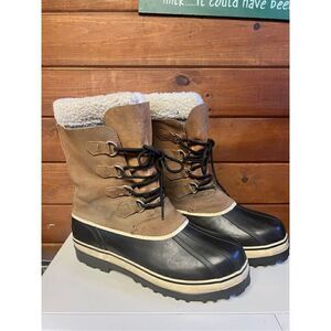 Guide Gear Men’s Nisswa Winter Boots, Waterproof Snow Boots and Rubber Boots Sz
